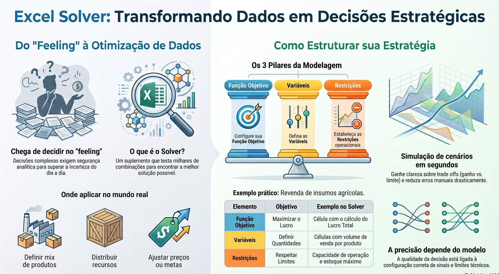 Capa do artigo: Excel Solver: Transformando Dados em Decisões Estratégicas